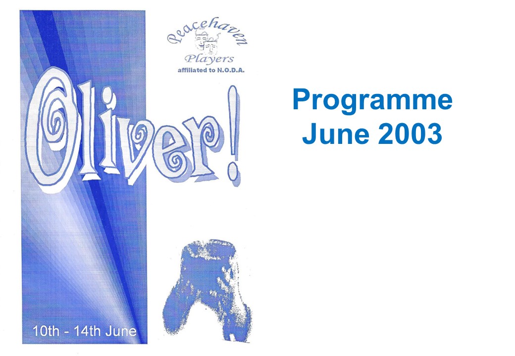 Oliver! Programme